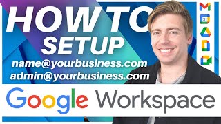 How To Set Up Google Workspace Business Emails  Google Workspace Tutorial [upl. by Amluz]