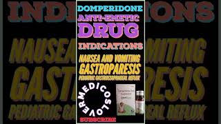 DOMPERIDONE  ANTIEMETIC DRUG [upl. by Yttak]