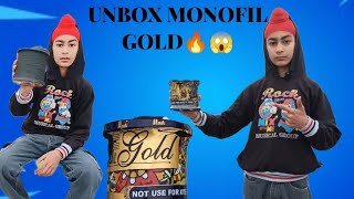 UNBOXING MONOFIL GOLD GATTU 🔥😱NEW PACKING 2024🔥❤️AVIJOT VLOGS [upl. by Nalyak488]