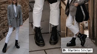 DR MARTENS SINCLAIR PLATFORM UNBOXING  REVIEW ZIPPERS amp TRYON [upl. by Schlessinger]