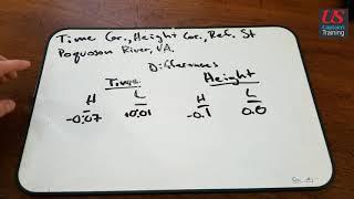 Tide Table Problems 1 2 and 3 [upl. by Humberto]