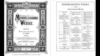 Mendelssohns Hebrides Overture FULL SCORE GM SYNTH JL [upl. by Llenor816]