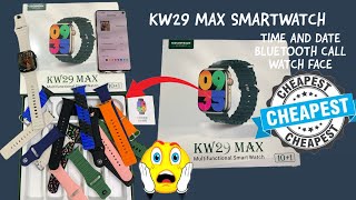 KW29 Max Smartwatch  KW29 max time and date settings  Lefun application settings  kw29 [upl. by Lenhard]