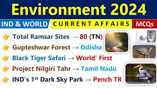 Environment Current Affairs 2024  Environment CA 2023 Revision  Env amp Ecology Current Affairs [upl. by Silvana100]