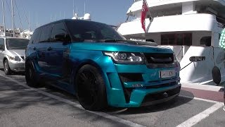 Arab Hamann Range Rover Mystre  Start Ups  Revs in Puerto Banus MERRY XMAS [upl. by Aleka]