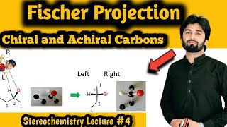 Asymmetric and Symmetric Carbon  Enantiomers  Fischer Projection Formulas Fischerprojection [upl. by Reffinej]