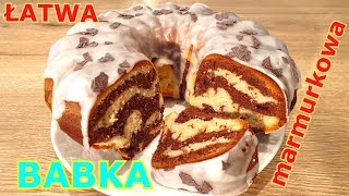 Szybka i prosta babka marmurkowa 👌 pyszne i pachnące ciasto do kawy lub herbaty [upl. by Harrington516]