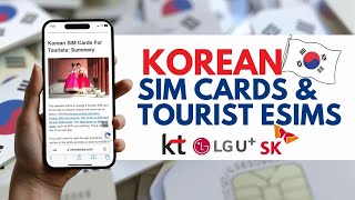 Do you need a SIMeSIM when travelling to South Korea [upl. by Dadelos]