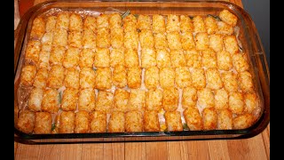 Minnesota Tater Tot Hotdish [upl. by Auqcinahs]