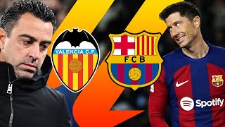 Xavi comes out fighting ahead of Valencia vs Barcelona [upl. by Irrahs]