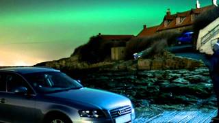 Northern Lights The Aurora Borealis visible over northern England and Scotland [upl. by Michey161]