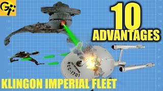 10 Advantages KLINGON IMPERIAL FLEET Star Trek [upl. by Earvin241]