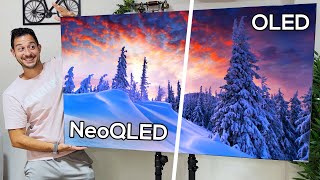 Samsung S95B vs QN90B  QD OLED vs Neo QLED TV Comparison [upl. by Atilegna]