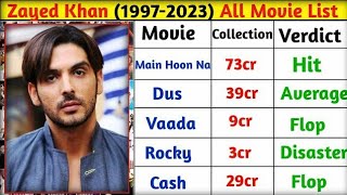 Zayed khan all movies list 19972024  Zayed Khan All Hit amp Flop Movie List [upl. by Adnilim]