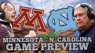 Minnesota  North Carolina GAME PREVIEW  Can the Gophers SLOW DOWN Tarheels  B1G Nation Segment [upl. by Anallese]