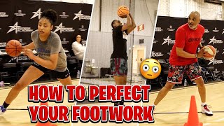 How to IMPROVE your FOOTWORK w 1 Ranked JUJU Watkins amp WNBA Jewell Loyd [upl. by Cohlier]