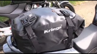 Kriega US20 vs Givi Soft Panniers review [upl. by Latisha]