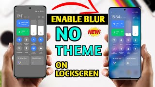 🚨 New Way To Blur Control Centre Without Using Theme On Lockscren  Blur Control Center In Miui 14 [upl. by Kozloski]