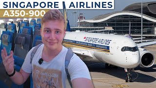 SINGAPORE AIRLINES Airbus A350900 ECONOMY  Hanoi  Singapore  TRIP REPORT [upl. by Saphra]