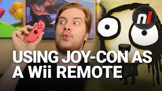 Using a Nintendo Switch JoyCon Like a Wii Remote  Tomorrow Corporation on Nintendo Switch [upl. by Eyatnod]