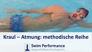 Kraulatmung Wie atme ich beim schwimmenRichtige Kopfhaltung  methodische Reihe [upl. by Terrell]