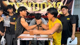 Arm wrestling 60k compilation myanmar Yangon 2024 [upl. by Nodnart954]