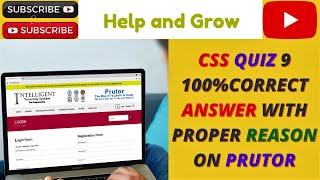 CSS QUIZ 9  PRUTOR  AKTU STUDENTS  NO UFM [upl. by Lem]