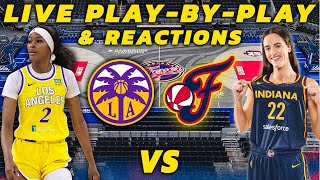 Los Angeles Sparks vs Indiana Fever  Live PlayByPlay amp Reactions [upl. by Nanreit]