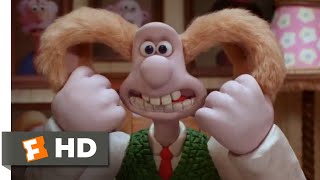 Wallace amp Gromit The Curse of the WereRabbit 2005  Brain Swap Scene 610  Movieclips [upl. by Novello]