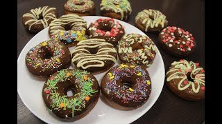 Donuts Resepti Super Ləzzətli Donuts Американские Пончики Донаты [upl. by Nylakcaj]