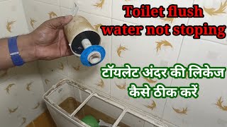 Cistern leaking water into toilet  Parryware flush tank leakage repair  Toilet leakage [upl. by Niki]