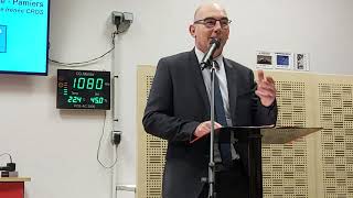 Remise de diplômes discours de Cédric Merchet proviseur du lycée Irénée Cros à Pamiers 09 [upl. by Htebilil280]