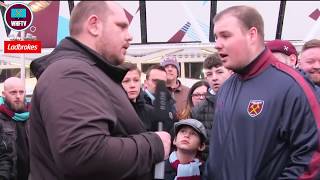 West Ham 03 Burnley quotThe Club I Love Is Deadquot Dom [upl. by Boff]