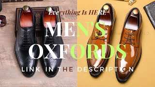 Mens Oxford Shoes 24  STOP Wearing the Wrong Dress Shoes for Your Job Interview [upl. by Eliades]