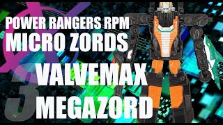 Power Rangers RPM Micro Zords reviews pt 3 Valvemax Megazord Velocimax [upl. by Nitnilc719]