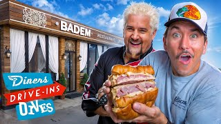 Eating at Guy Fieri’s TOP Restaurants As Seen on TV [upl. by Checani]