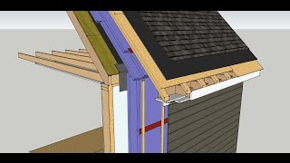 Exterior insulation retrofit walls and unvented roof [upl. by Retxed]