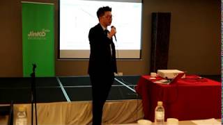 JinkoSolar Dr Alex Li Explains Benefits of Half Cell Technology [upl. by Ahsatel]