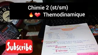 ملخص thermodynamique  القوانين chimie SMST [upl. by Edmondo]