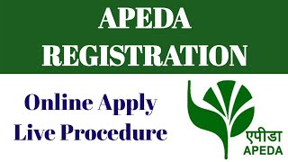 APEDA Registration Online  How To apply APEDA RCMC  APEDA APPLY LIVE PROCESS  APEDA For EXPORT [upl. by Ormsby]