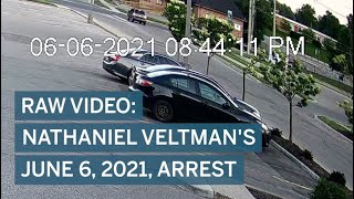 RAW VIDEO Nathaniel Veltmans June 6 2021 arrest [upl. by Kath]