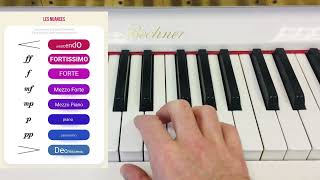 PIANO DÉBUTANT 17  NUANCES piano tutorial leçons music français solfege coursdepiano accord [upl. by Suckow]