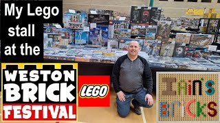 Lego Event  My stall at the WestonSuperMare Brick Festival 5th Nov 2023 amp how my day went [upl. by Dunseath]