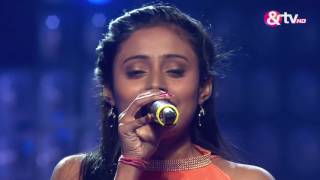 Suchandra Mondal – Gali Mein Chaand Nikla  The Blind Auditions  The Voice India 2 [upl. by Ayokal286]