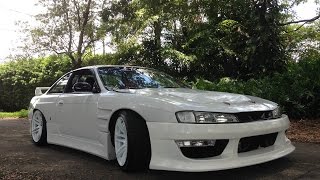 LS1 Engine Swap 240sx S14 Part 1 Flying Wheels [upl. by Relyc]