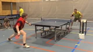 table tennis training Chinese penhold RPB slow motion with Maxim Shmyrev [upl. by Greeson]