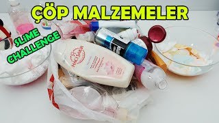 Çöp Malzemeler ile En Güzel Slime ı Kim Yapacak [upl. by Afrika81]