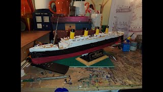 Big Build  Revell  1570  RMS Titanic  Part 5  Complete Model Building Video [upl. by Aurore]