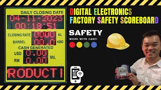 Electronics LED Oil amp Gas Information Message Board  Powering Productivity Custronics Smart Display [upl. by Refinnej]