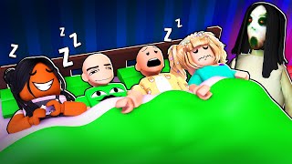 ROBLOX SLUMBER PARTY STORY Roblox funny moments [upl. by Yerbua]